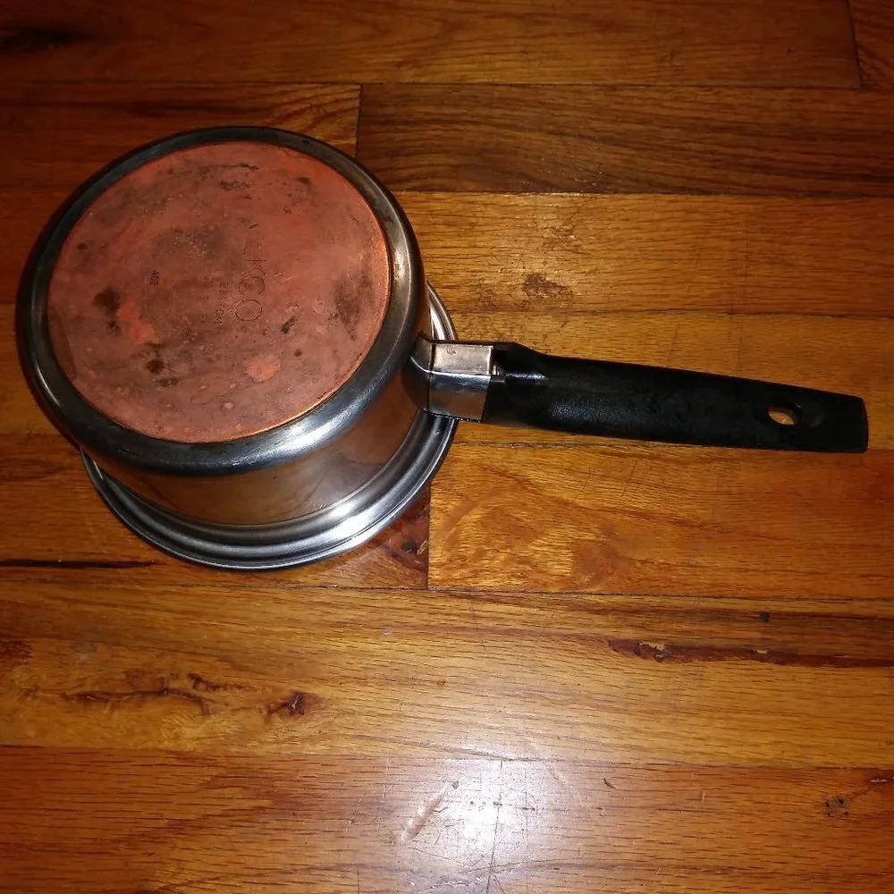 VTG EKCO 1 Qt Sauce Pan Steel w/Copper bottom